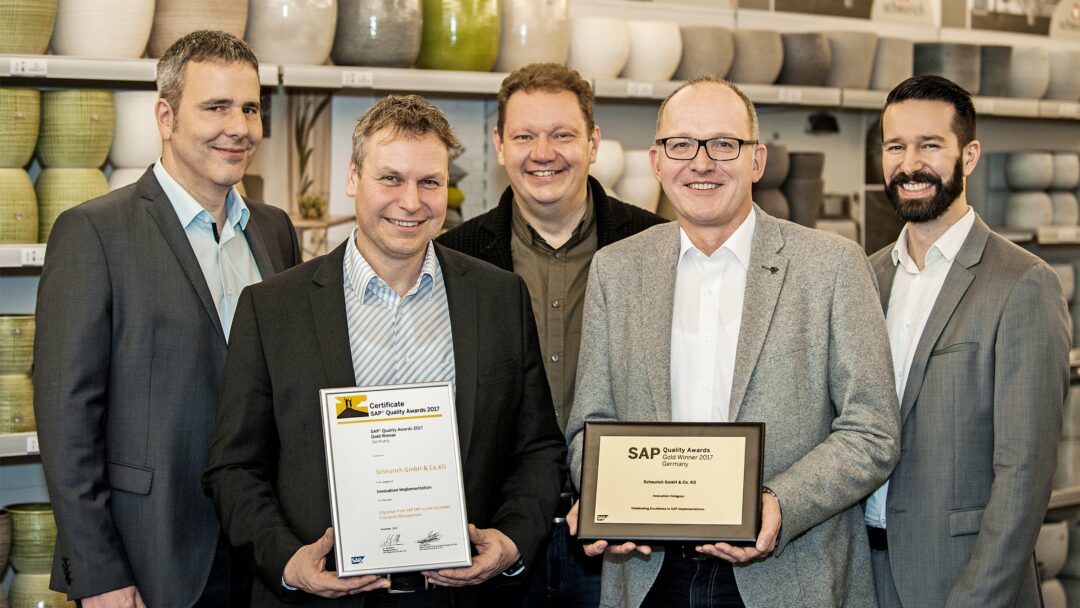 Referenz – Scheurich SAP Award Innovation Conceto Bonn