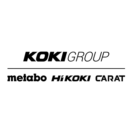 Logo of the Koki Group from Metabo, Hikoki, Carat